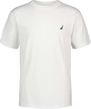 Amazon.com: Nautica Boys' Short Sleeve Solid Crew Neck T